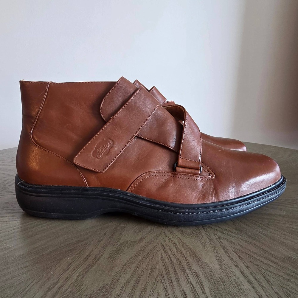 Dr. Comfort Joseph 7130 Men's 11.5 W Brown Leather Diabetic Shoes New Box